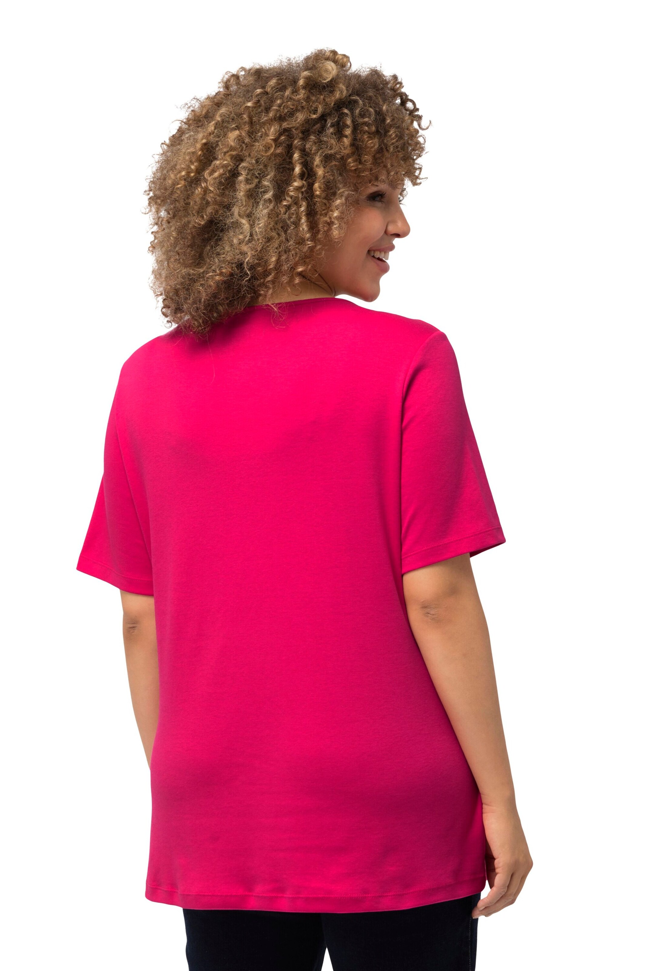 Ulla Popken T-Shirt in Pink
