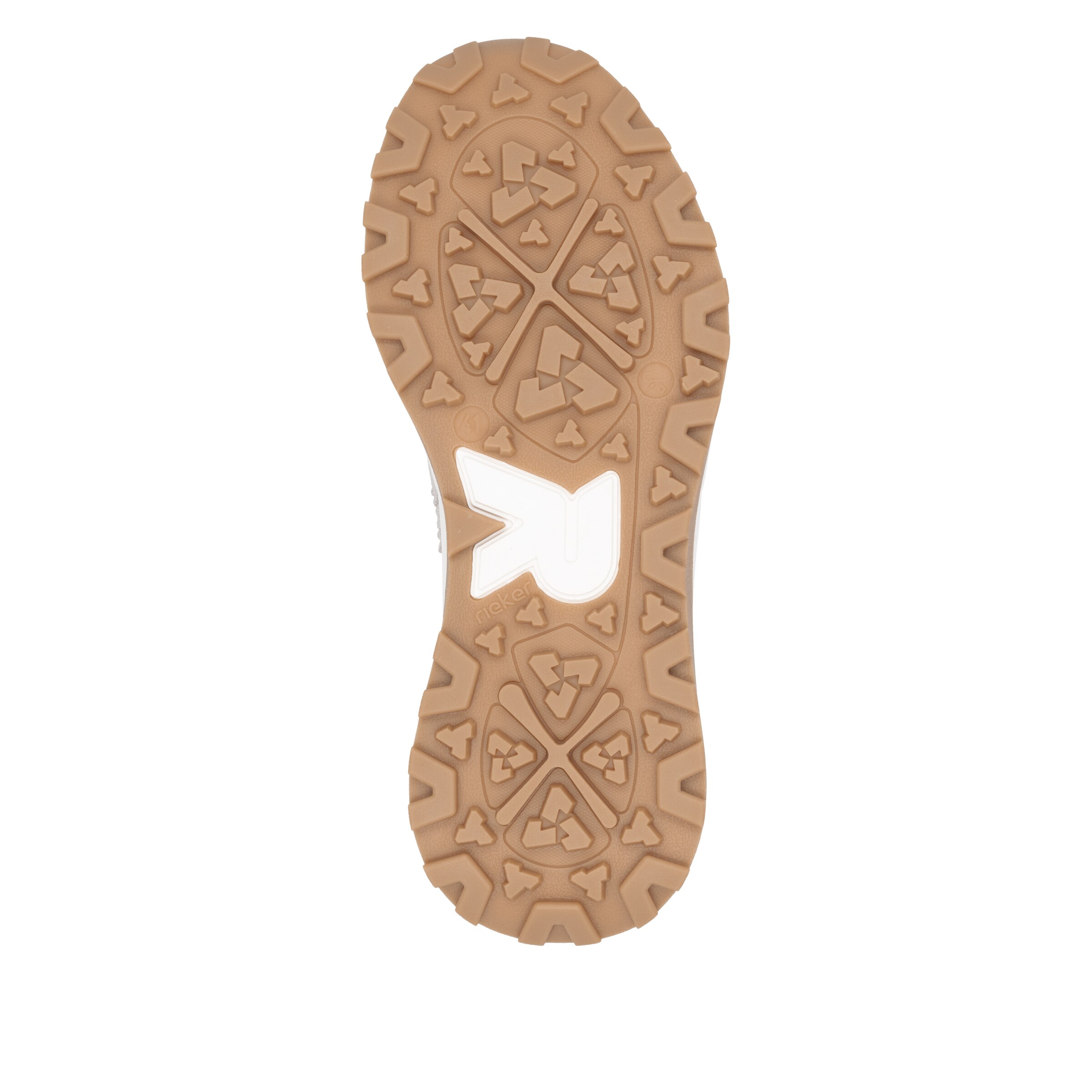 Baskets basses 'U1302' Rieker Sport en beige