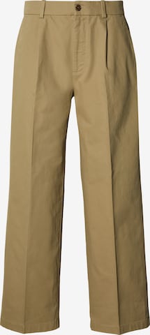 Pantalon à pince '90S' Calvin Klein Jeans en marron : devant