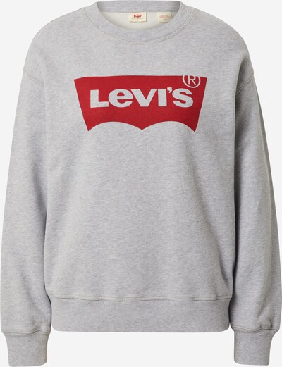 LEVI'S ® Sweatshirt in graumeliert / rot, Produktansicht