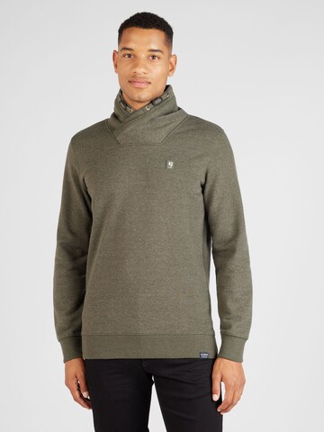 GARCIA Sweatshirt in Groen: voorkant