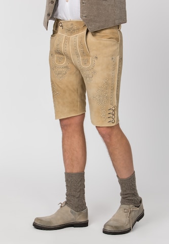 STOCKERPOINT Regular Trachtenhose 'Königstein' in Beige: Vorderseite