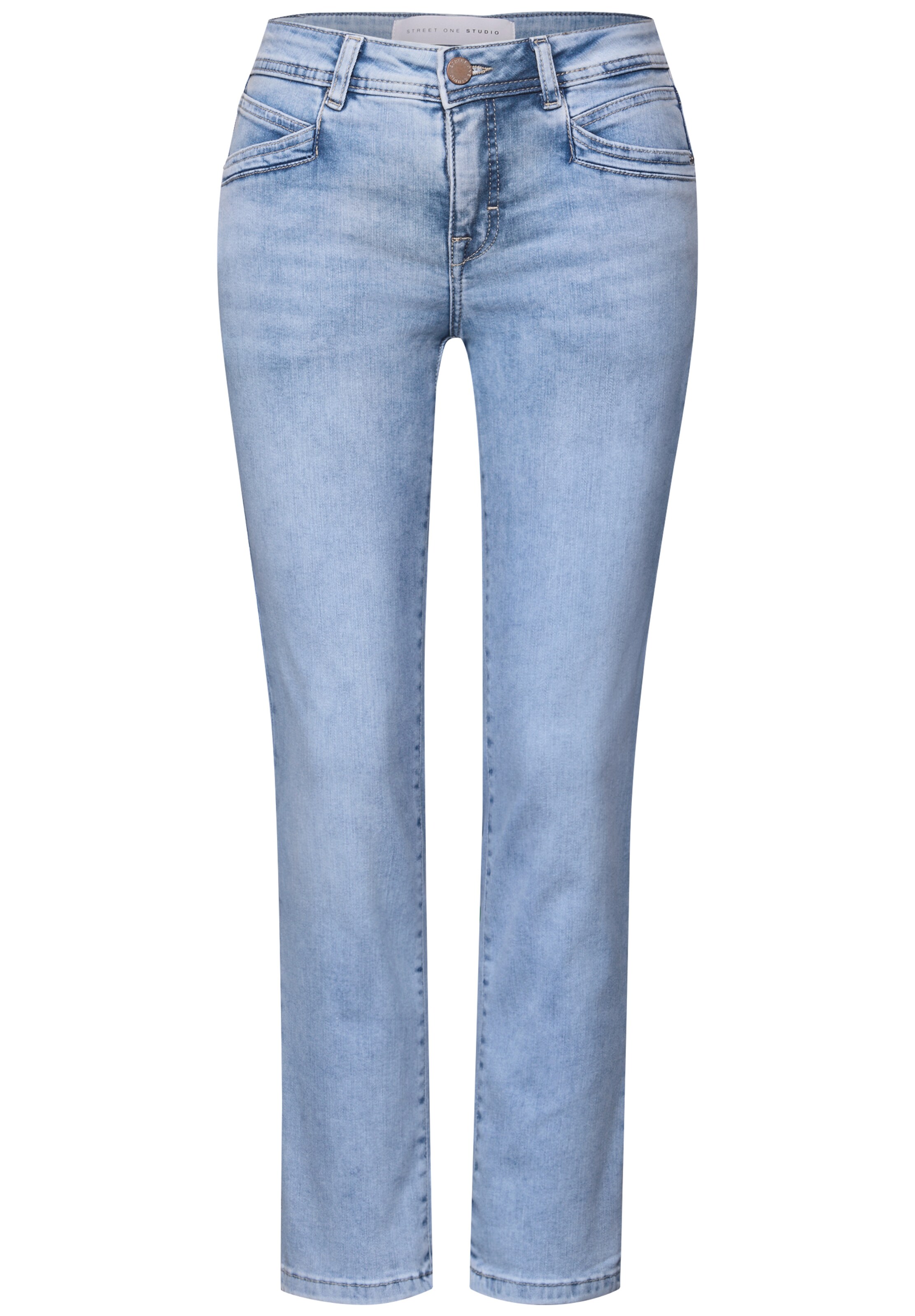 Street One Studio Slim fit Jeans in Blue: front