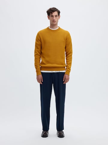 SELECTED Sweter w kolorze żółty