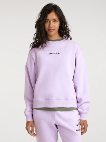 Sweat-shirt 'Future Surf Society' O'NEILL en violet : devant