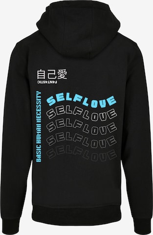 F4NT4STIC Sweatshirt 'Self Love Back' in Schwarz: Vorderseite