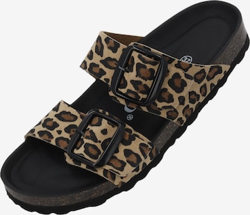 Palado Pantolette 'Samos' in Beige: Vorderseite