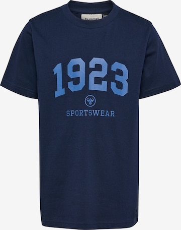 Hummel T-shirt in Blau: Vorderseite