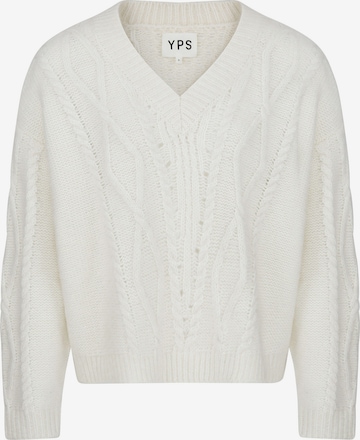 Young Poets Sweater 'Runa' in White: front