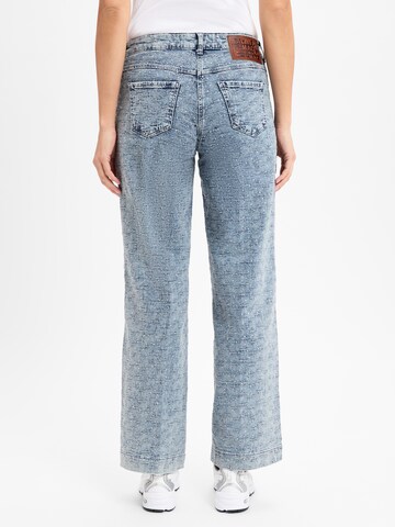 Wide Leg Jean ' Super Glamour' MAC en bleu