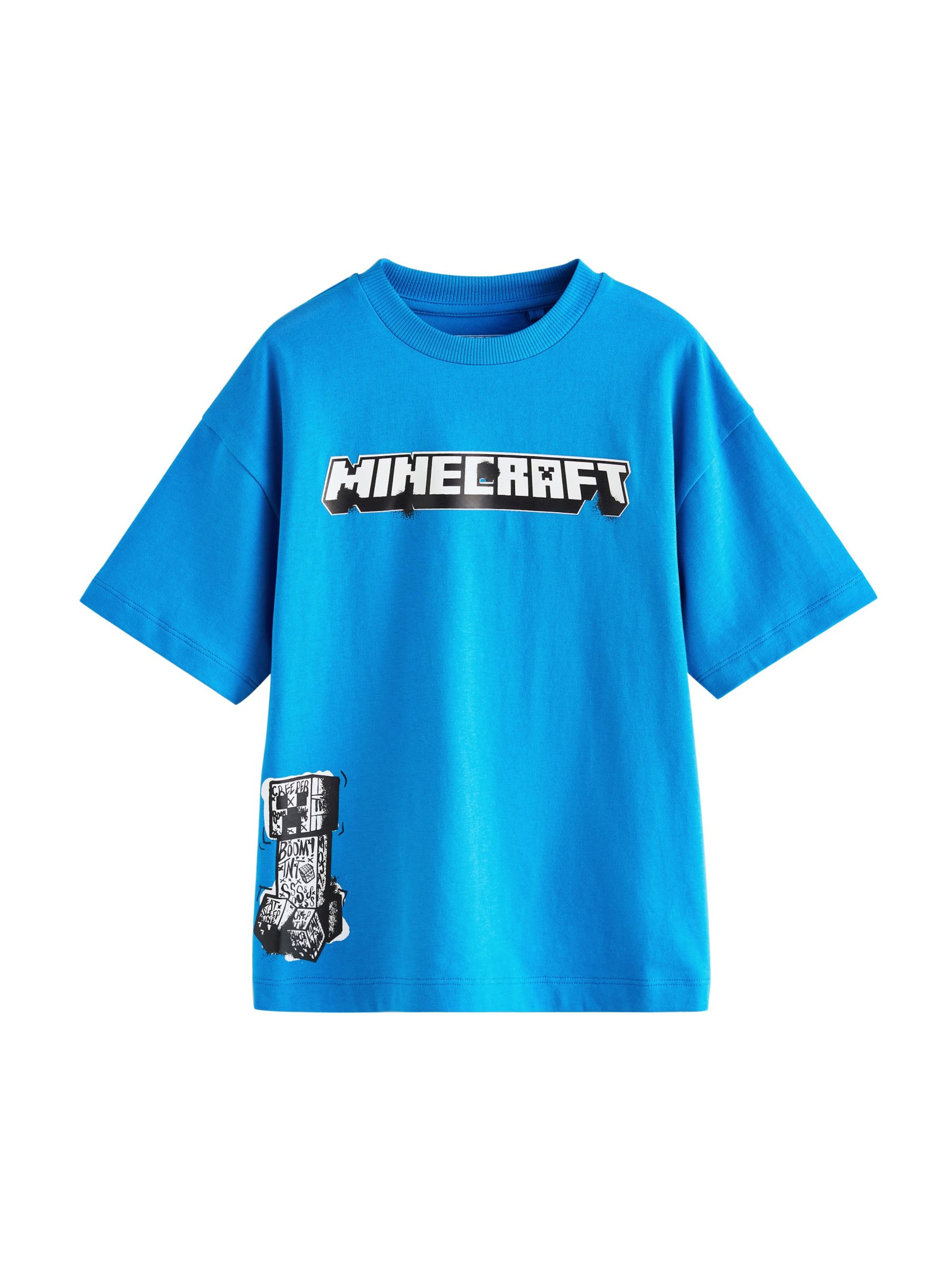 Next T-Shirt in Blau: Vorderseite