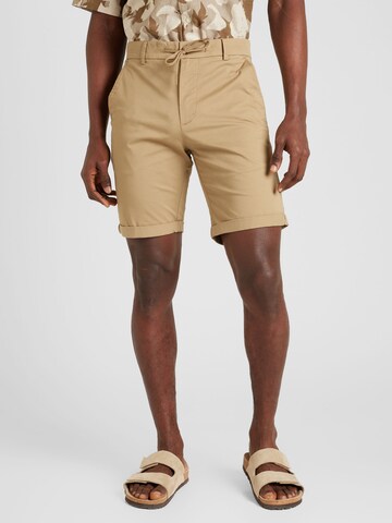 smėlio JACK & JONES Standartinis „Chino“ stiliaus kelnės 'MARCO SUMMER': priekis