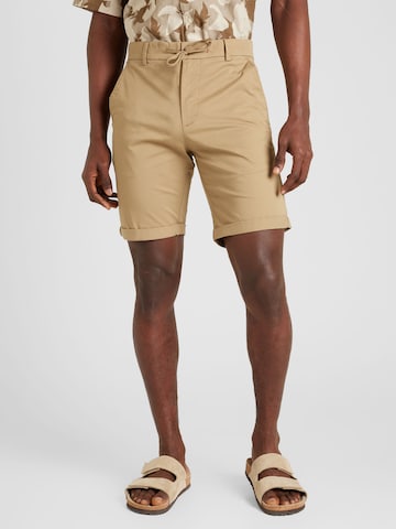 JACK & JONES - Regular Calças chino 'MARCO SUMMER' em bege: frente