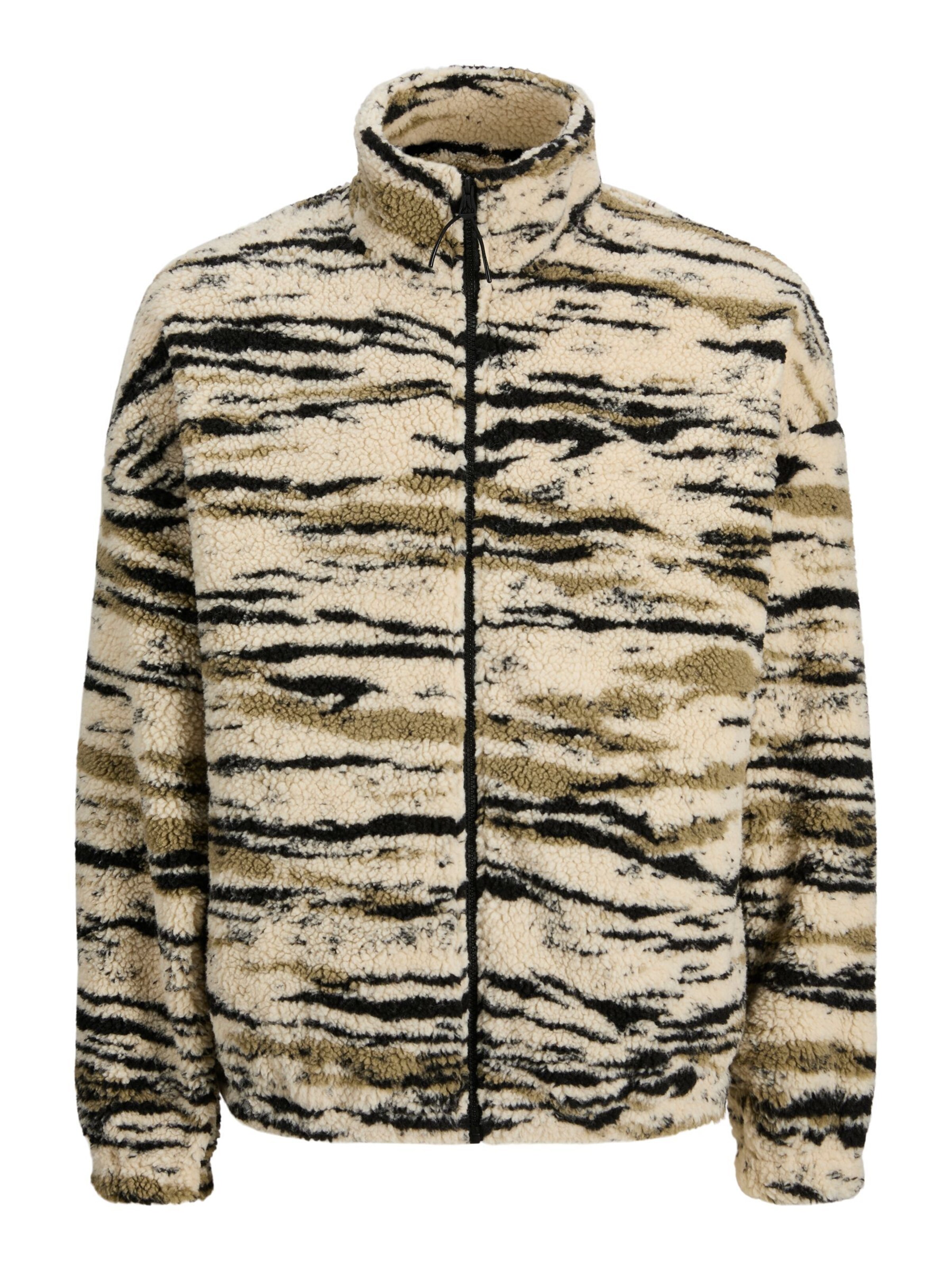 JACK & JONES Fleecejakke i beige: forside