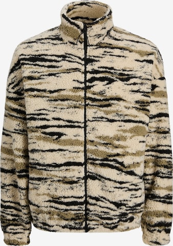 JACK & JONES - Chaqueta polar en beige: frente