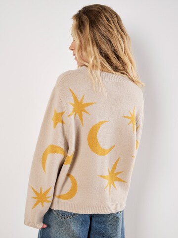 Apricot Constellation Soft Knit Jumper ' ' in Grau