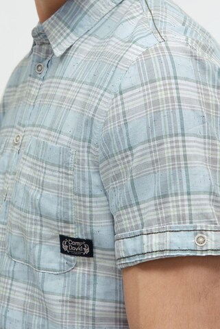 CAMP DAVID Slim fit Button Up Shirt in Green