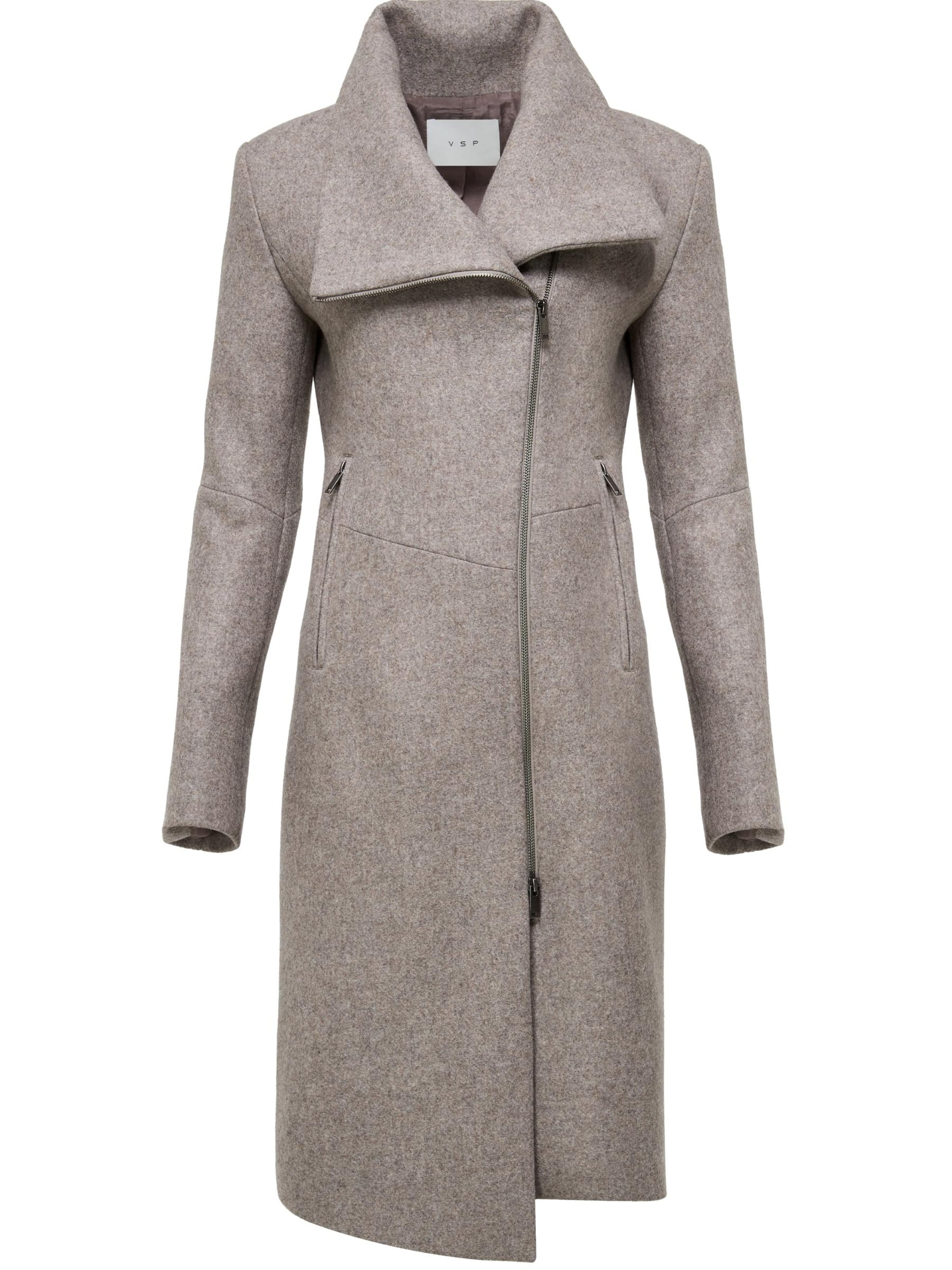 Cappotto invernale 'Vilma' di V S P in grigio: frontale