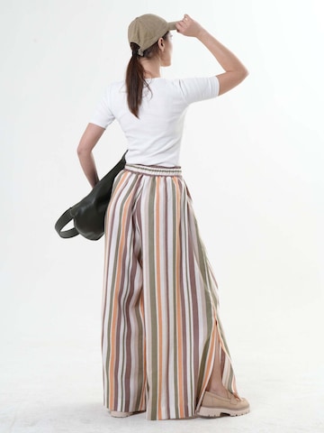 Baggy Pantalon Metamorphoza en mélange de couleurs