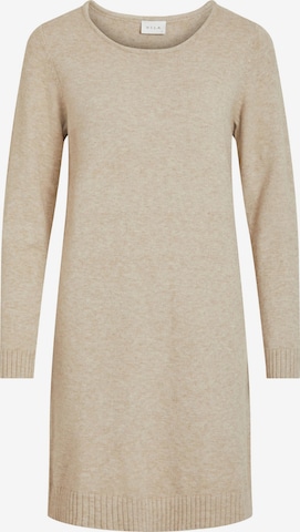 VILA Knitted dress 'Ril' in Beige: front