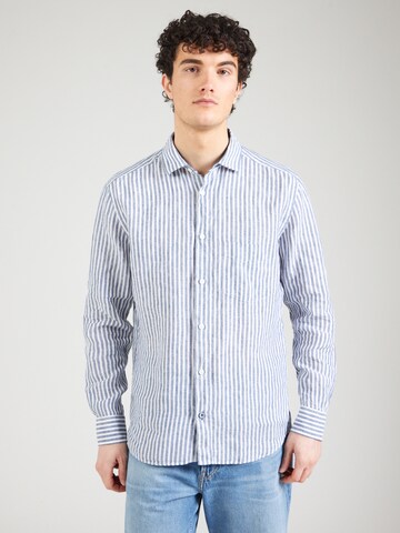 OLYMP Regular fit Button Up Shirt in Blue: front