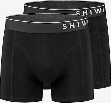 Shiwi Regular Boxer shorts in Black: front