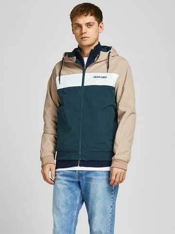 JACK & JONES Between-Season Jacket 'Rush' in Blue: front