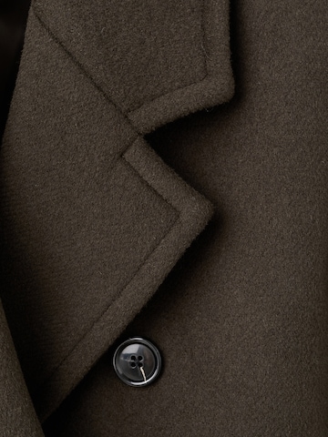 MANGO Prehoden plašč 'EYE' | zelena barva