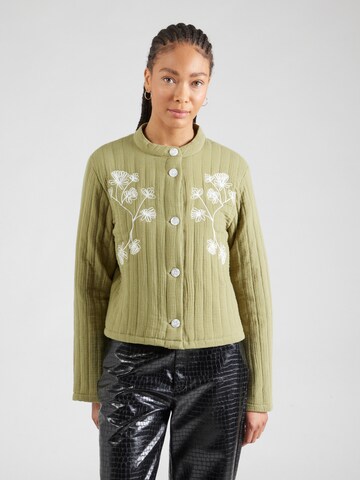 Veste mi-saison 'ONLAURA' ONLY en vert : devant