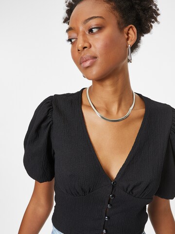 Monki Blouse in Black