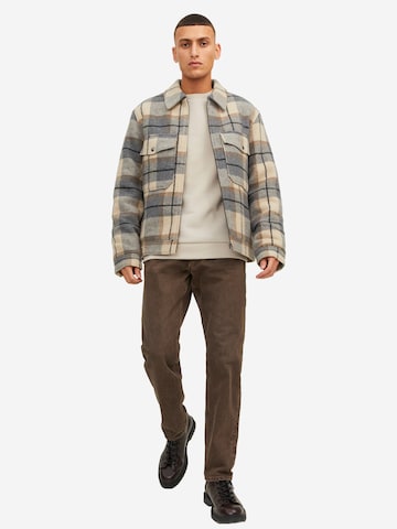 JACK & JONES Majica 'JJBradley' | bež barva