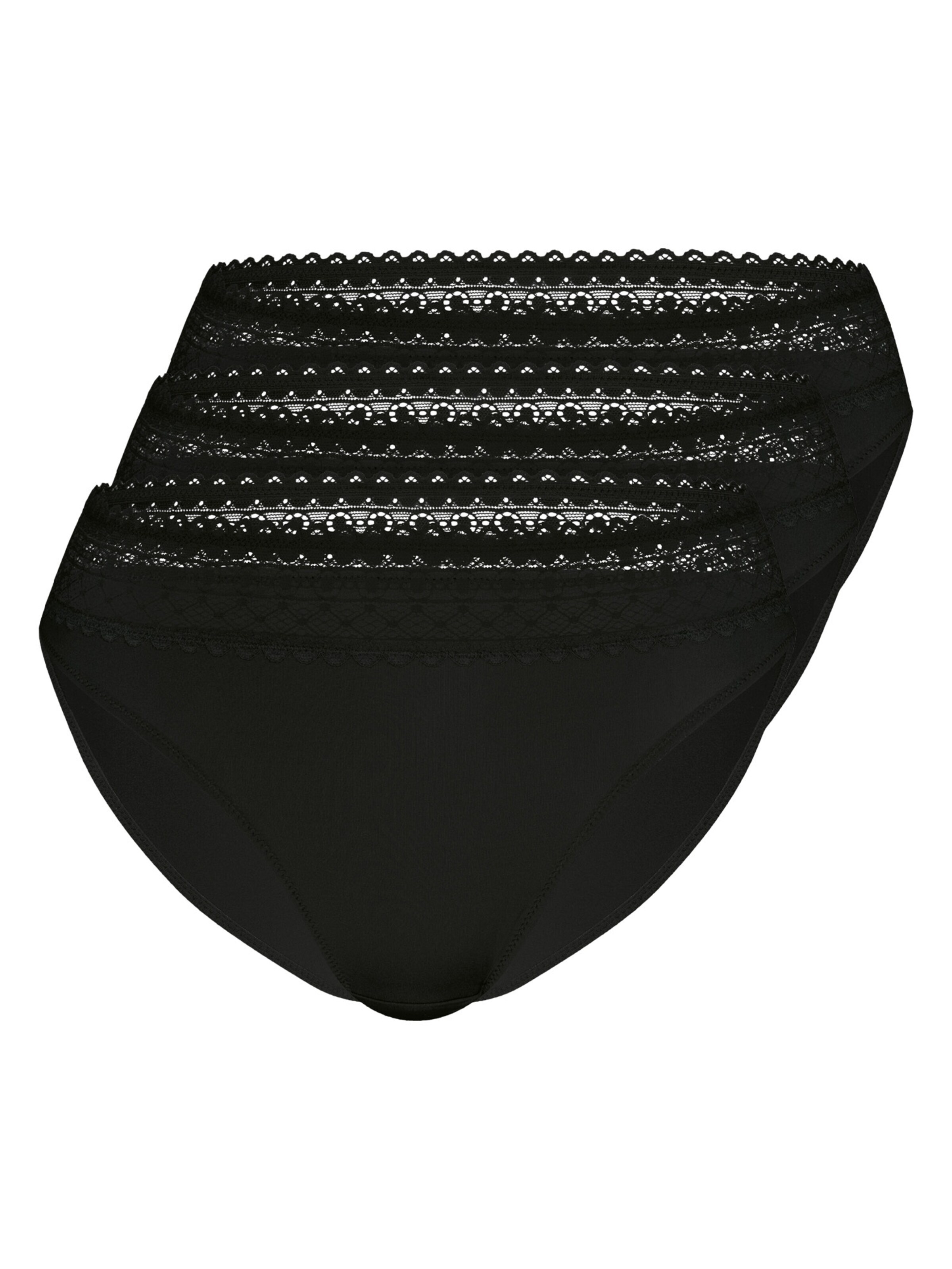 sassa Panty 'Tempting Passion' in Black: front