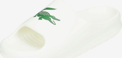 LACOSTE Badeschuh in grün / weiß, Produktansicht
