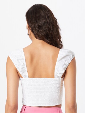 Camicia da donna di Abercrombie & Fitch in bianco