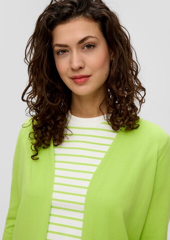 Cardigan s.Oliver en vert