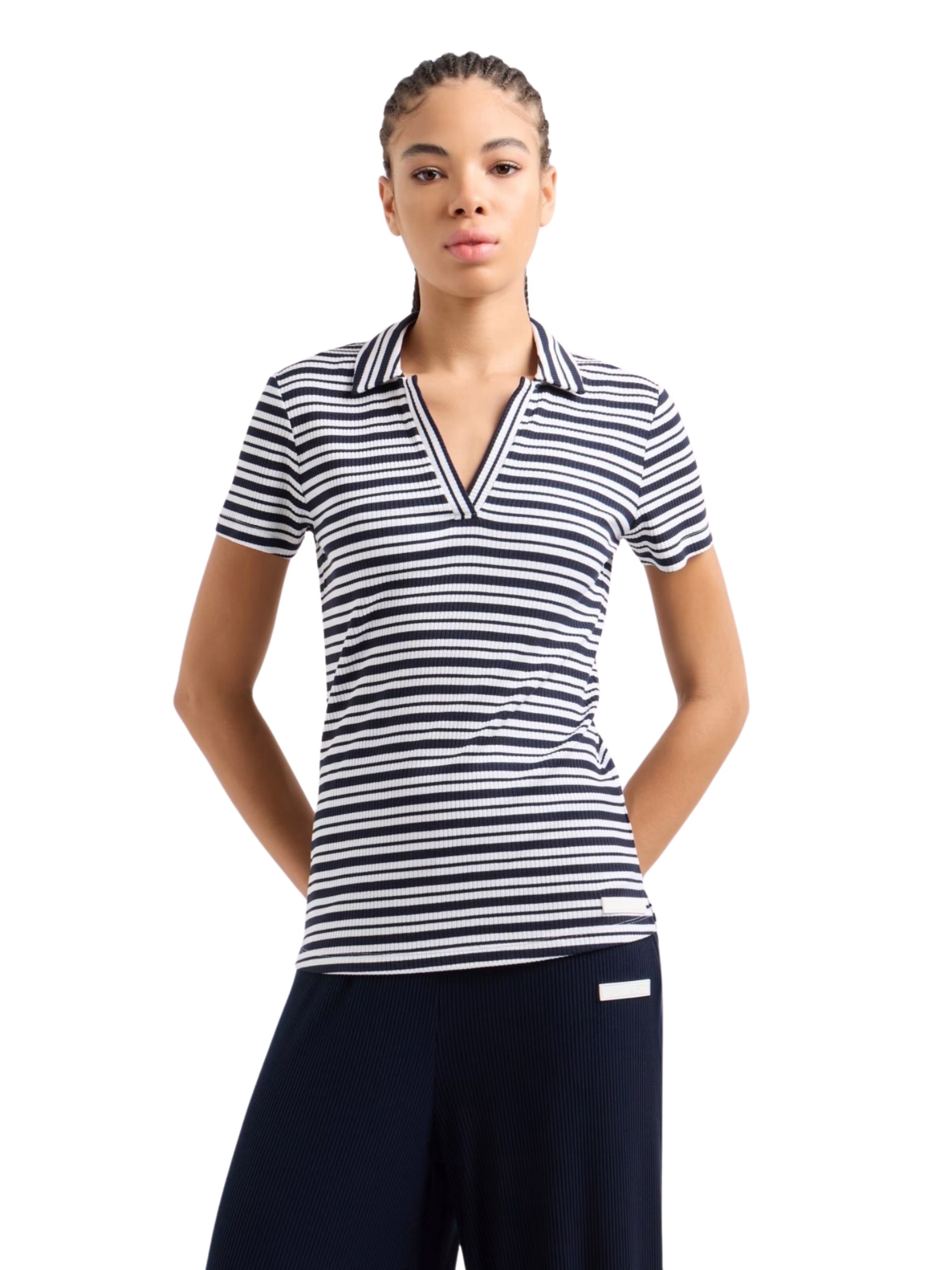 EA7 Emporio Armani Shirt 'Costa Smeralda' in Blue: front