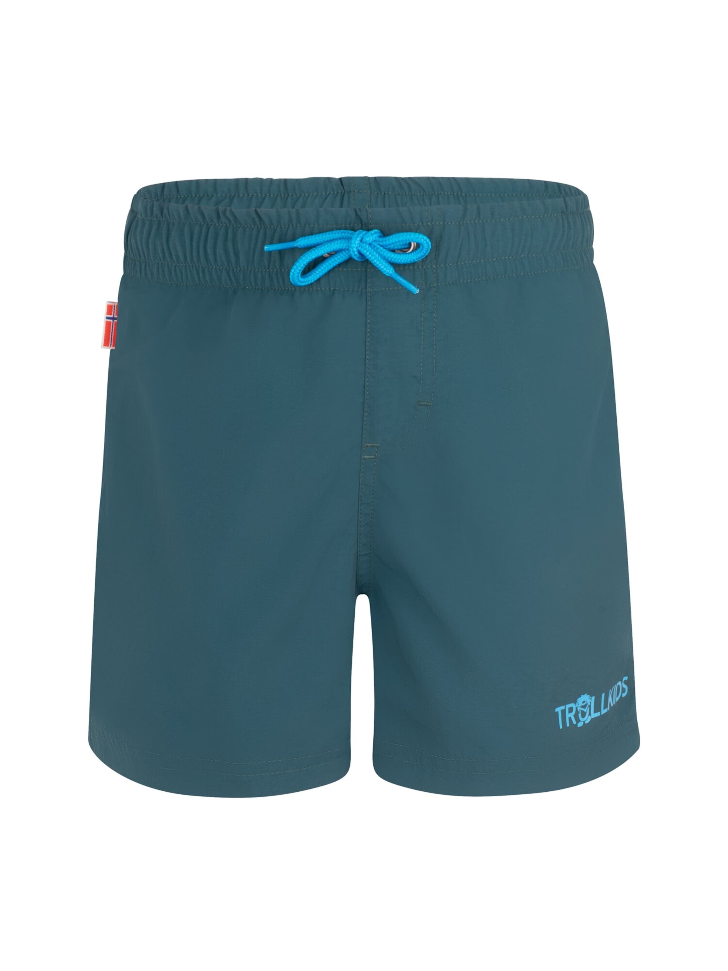 TROLLKIDS Board Shorts in Blue: front