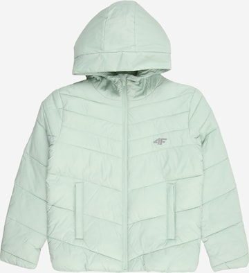 žalia 4F Junior Laisvalaikio striukė: priekis