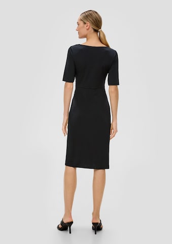 s.Oliver BLACK LABEL Kleid in Schwarz