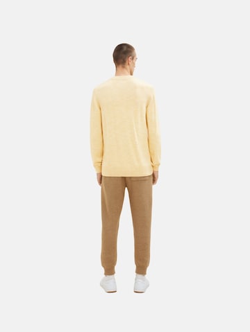 TOM TAILOR Sweater in Yellow