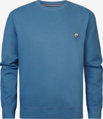 Sweat-shirt 'Sundrop' Petrol Industries en bleu : devant