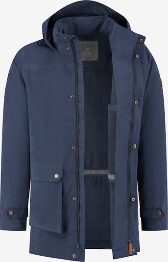 MGO Parka mi-saison 'James' en bleu, Vue avec produit