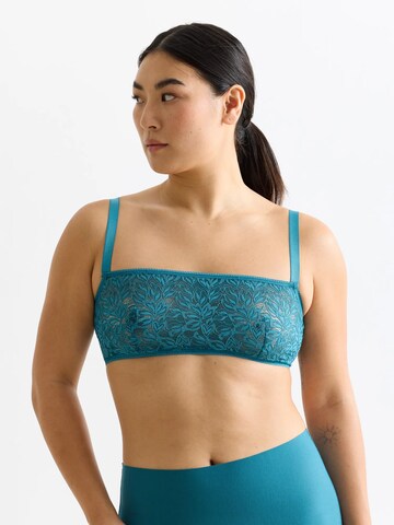 Erlich Textil - Clássico Soutien em azul: frente