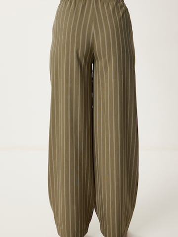 Happiness İstanbul Wide Leg Bukser i grøn