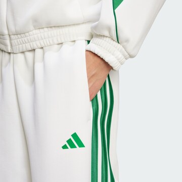 ADIDAS SPORTSWEAR Широкий Спортивные штаны 'Stadium' в Белый