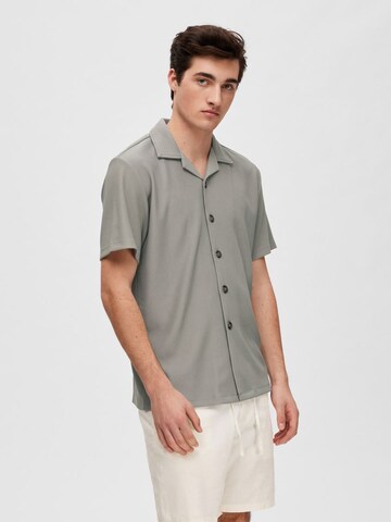 SELECTED HOMME Comfort Fit Hemd in Grau: Vorderseite