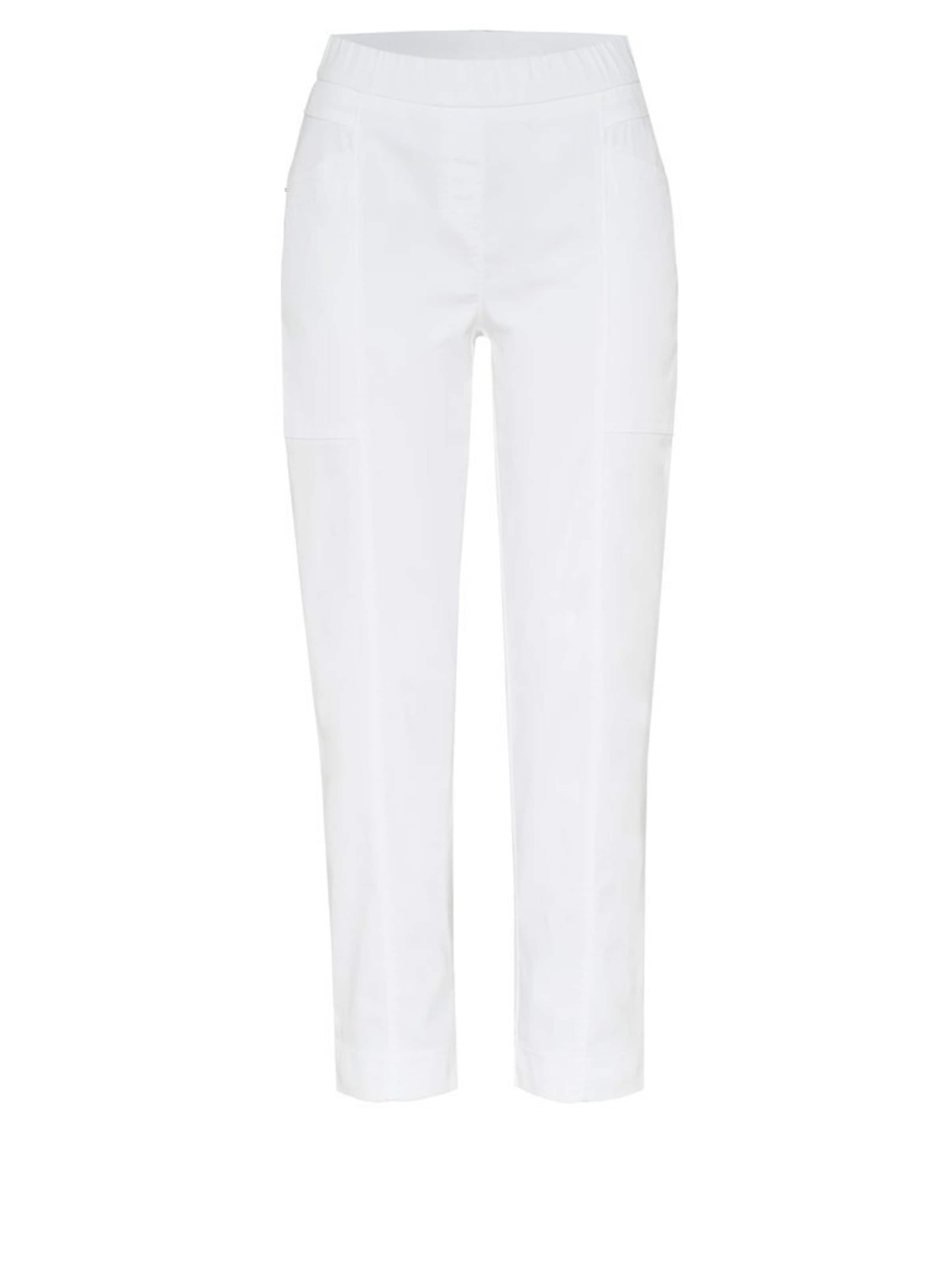 TONI Pleat-Front Pants 'Sue' in White: front