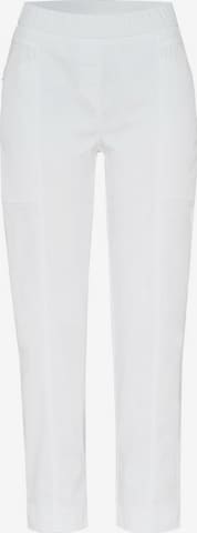 TONI Pleat-Front Pants 'Sue' in White: front