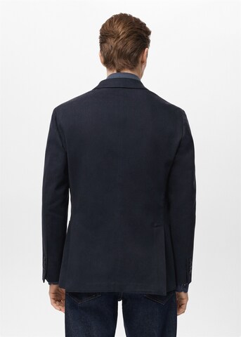 MANGO MAN Slim fit Business Blazer 'Otena' in Blue