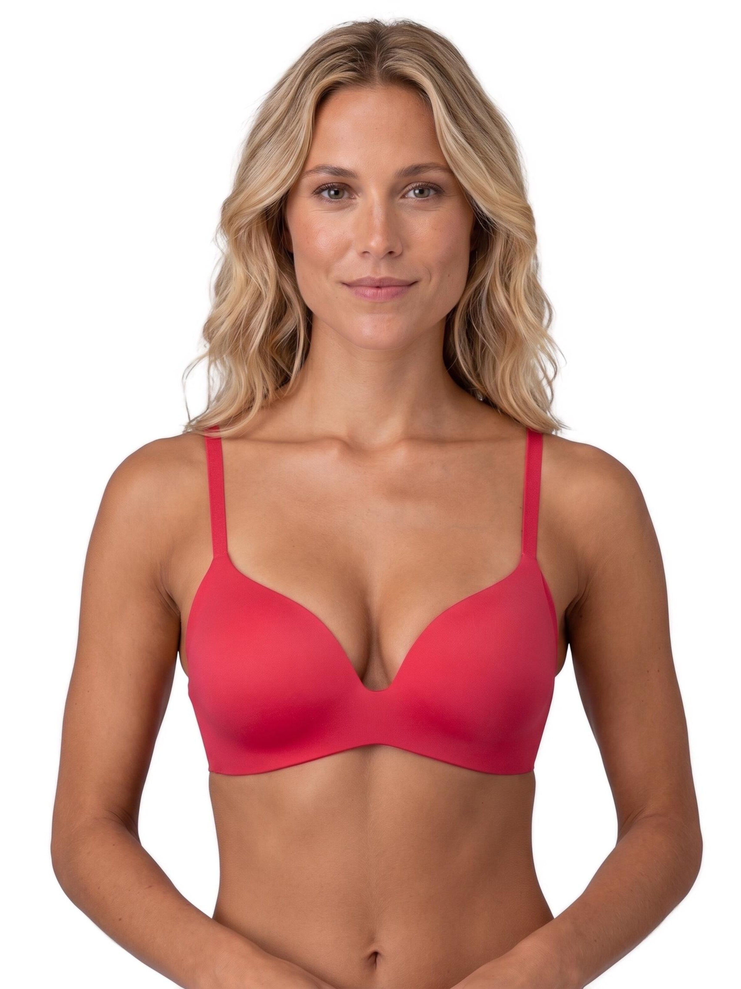 Invisible Soutien-gorge 'Royal Delite' Royal Lounge Intimates en rouge : devant